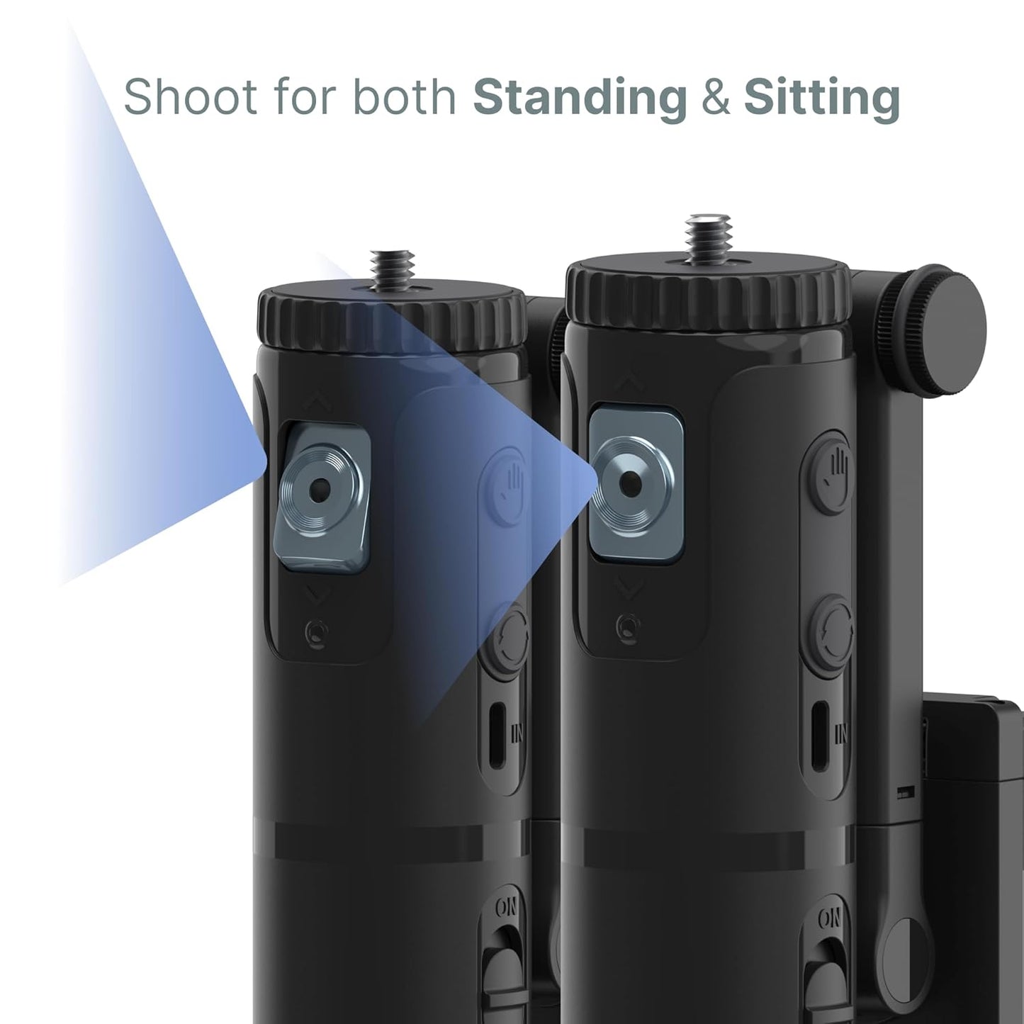 SIGNI FOLLO Ai Face Tracker Tripod with Bluetooth Remote 360 Degree Rotation, Adjustable Height