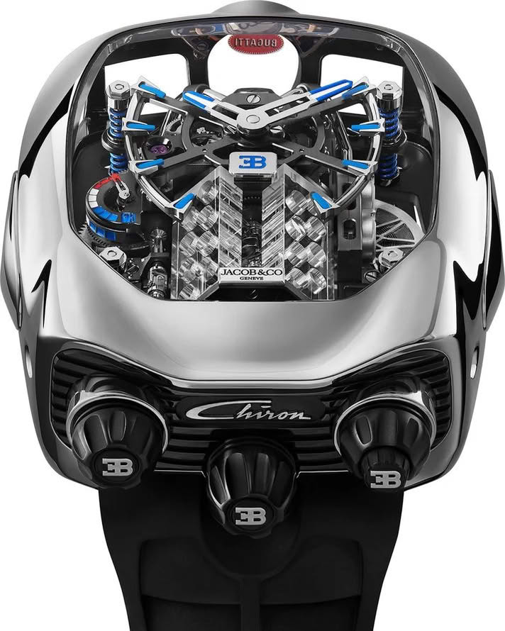 Bugatti Chiron Tourbillon Watch With W16 Engine || Manual Winding || Special Deal || Trusted Seller || 5 Years Warranty🌟