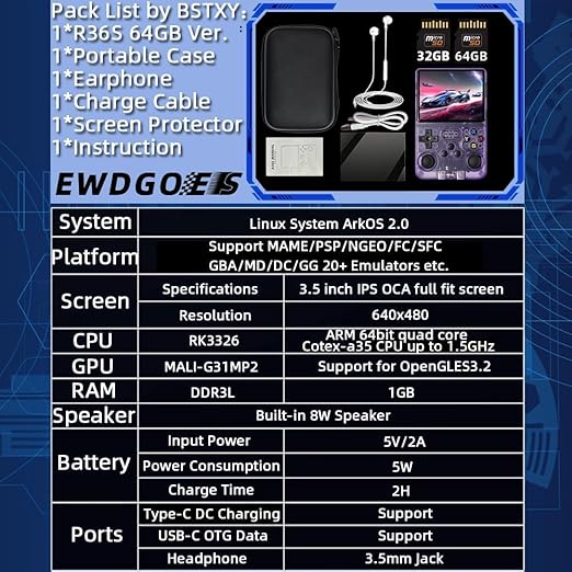 20,000+ Retro Gaming Cansole 128GB Video Game Console Classic Games + PSP Games