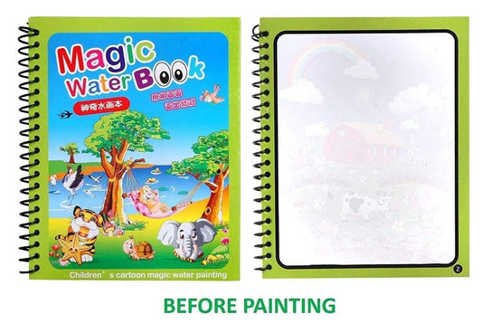 Reusable Magic Water Painting Book (Pack of 2)