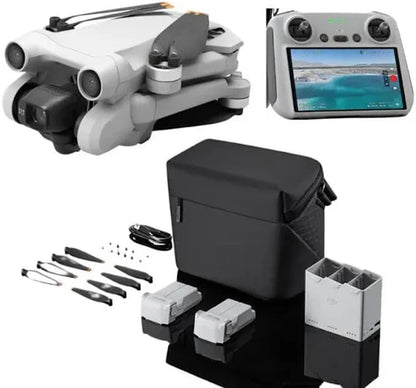 Drone Mini 4 Pro (DJI RC 2), Drones with Camera for Adults 4K, Under 249 g, 34 Mins Flight Time, 20km Max Video Remote Control