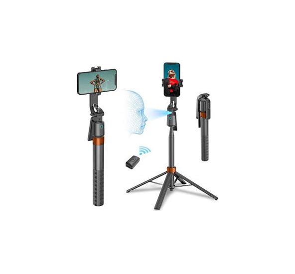 SIGNI FOLLO Ai Face Tracker Tripod with Bluetooth Remote 360 Degree Rotation, Adjustable Height